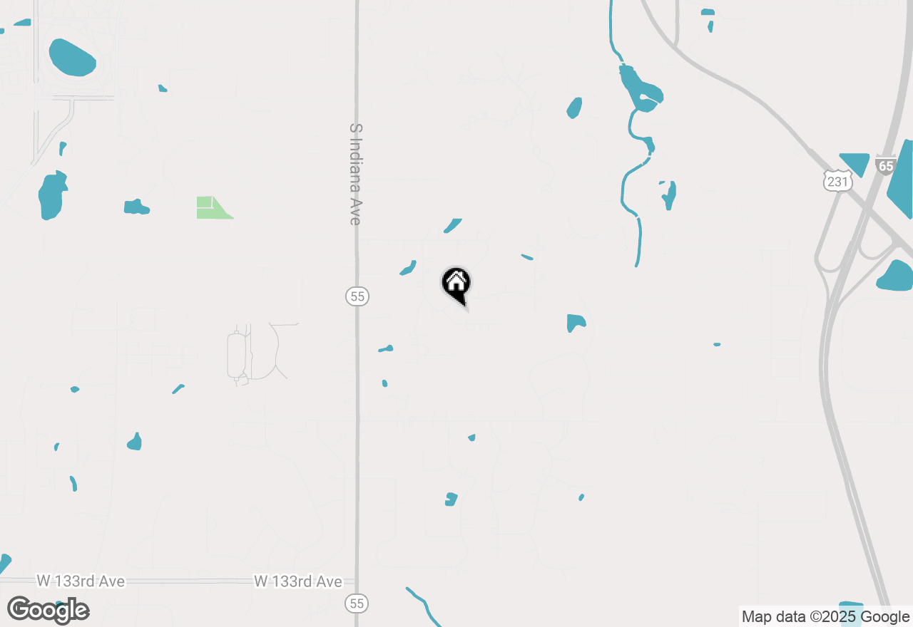 Map of 12611 Polk Street, Crown Point, IN 46307