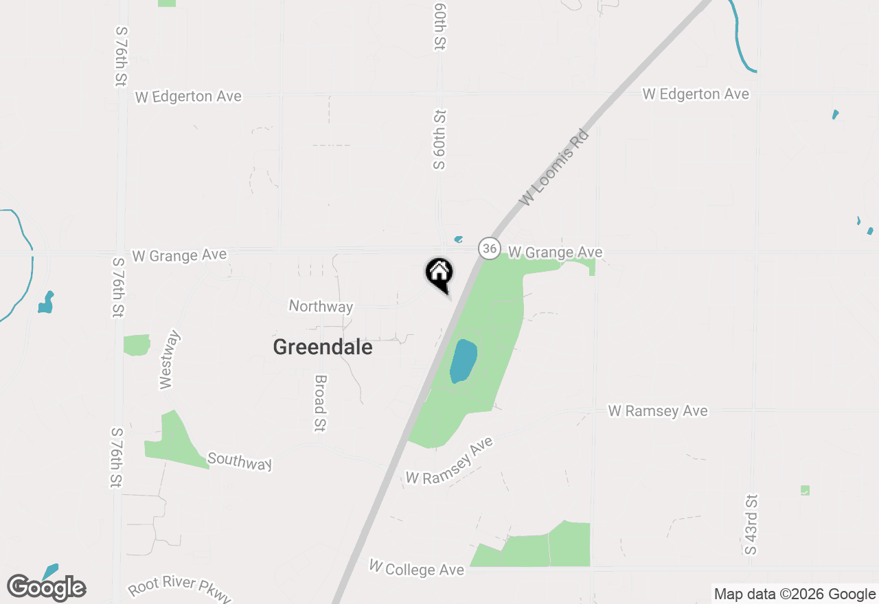 Map of 5623 Bentwood Ln, Greendale, WI 53129