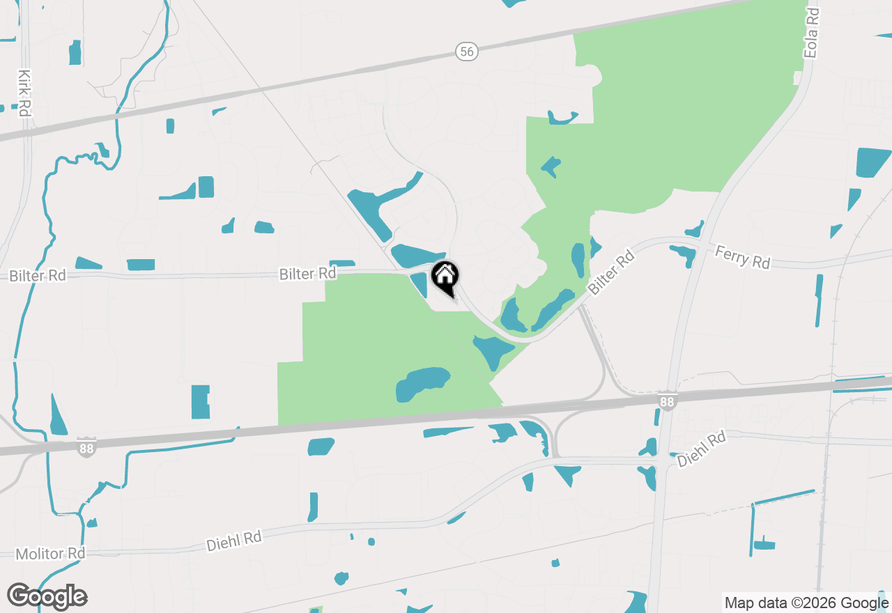 Map of 2424 Wilton Lane #2424, Aurora, IL 60502