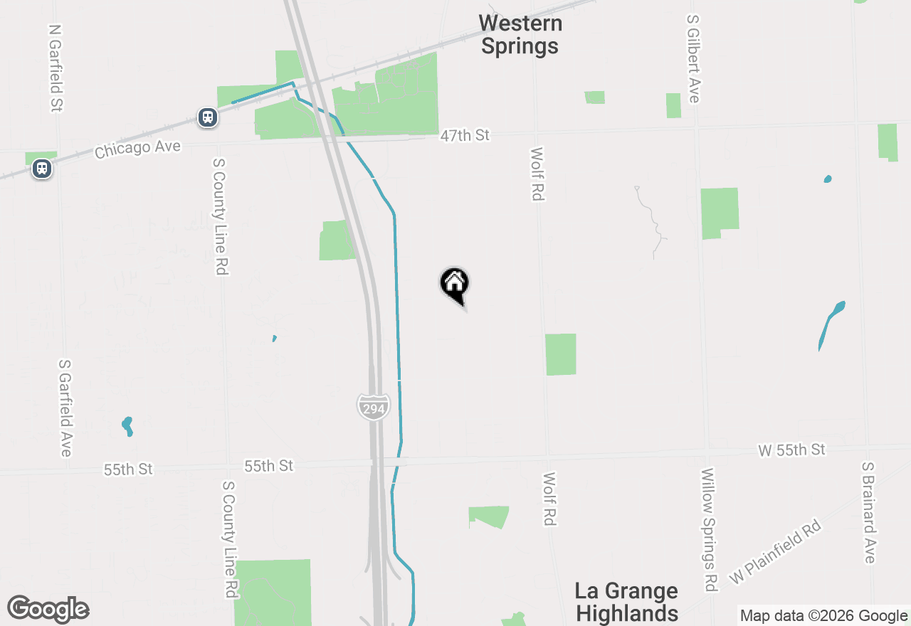 Map of 5116 Woodland Avenue, Western Springs, IL 60558