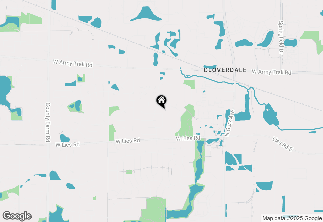 Map of 1149 Bradbury Circle, Carol Stream, IL 60188