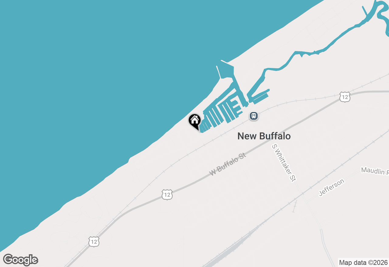 Map of 316 N Berrien Street, New Buffalo, MI 49117