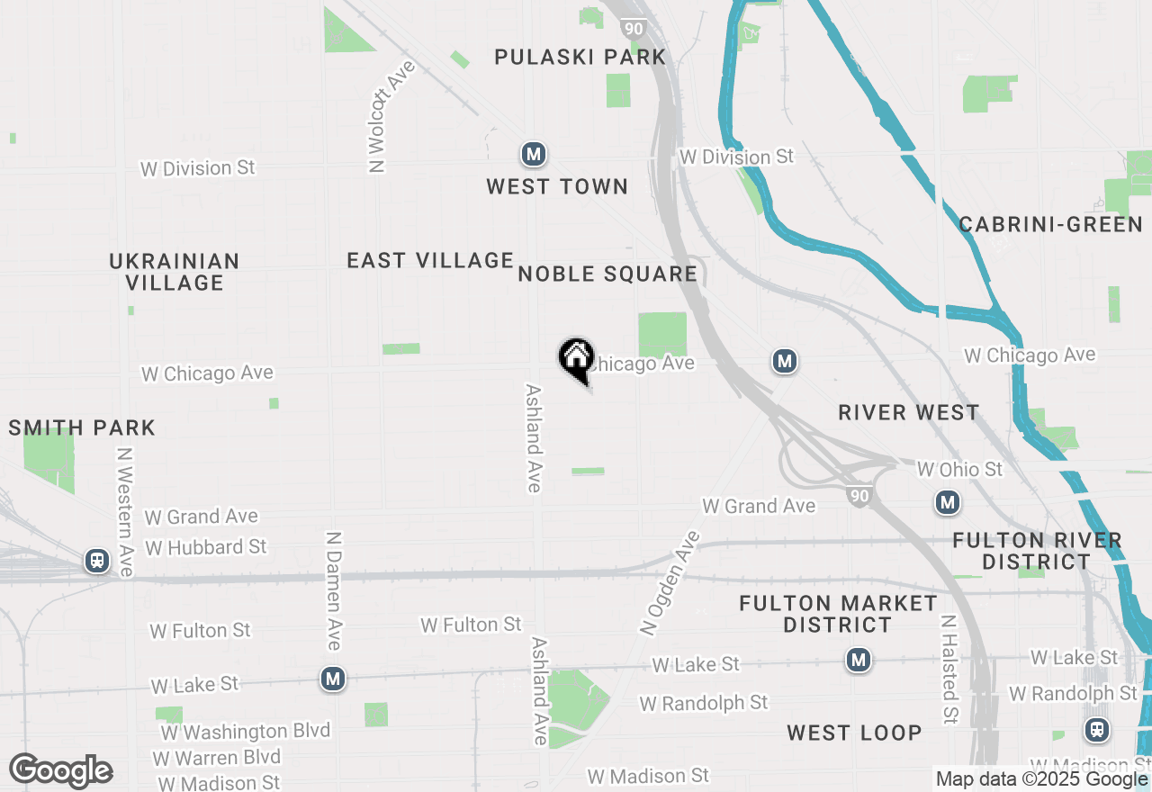 Map of 1475 W Superior Avenue #1, Chicago, IL 60647