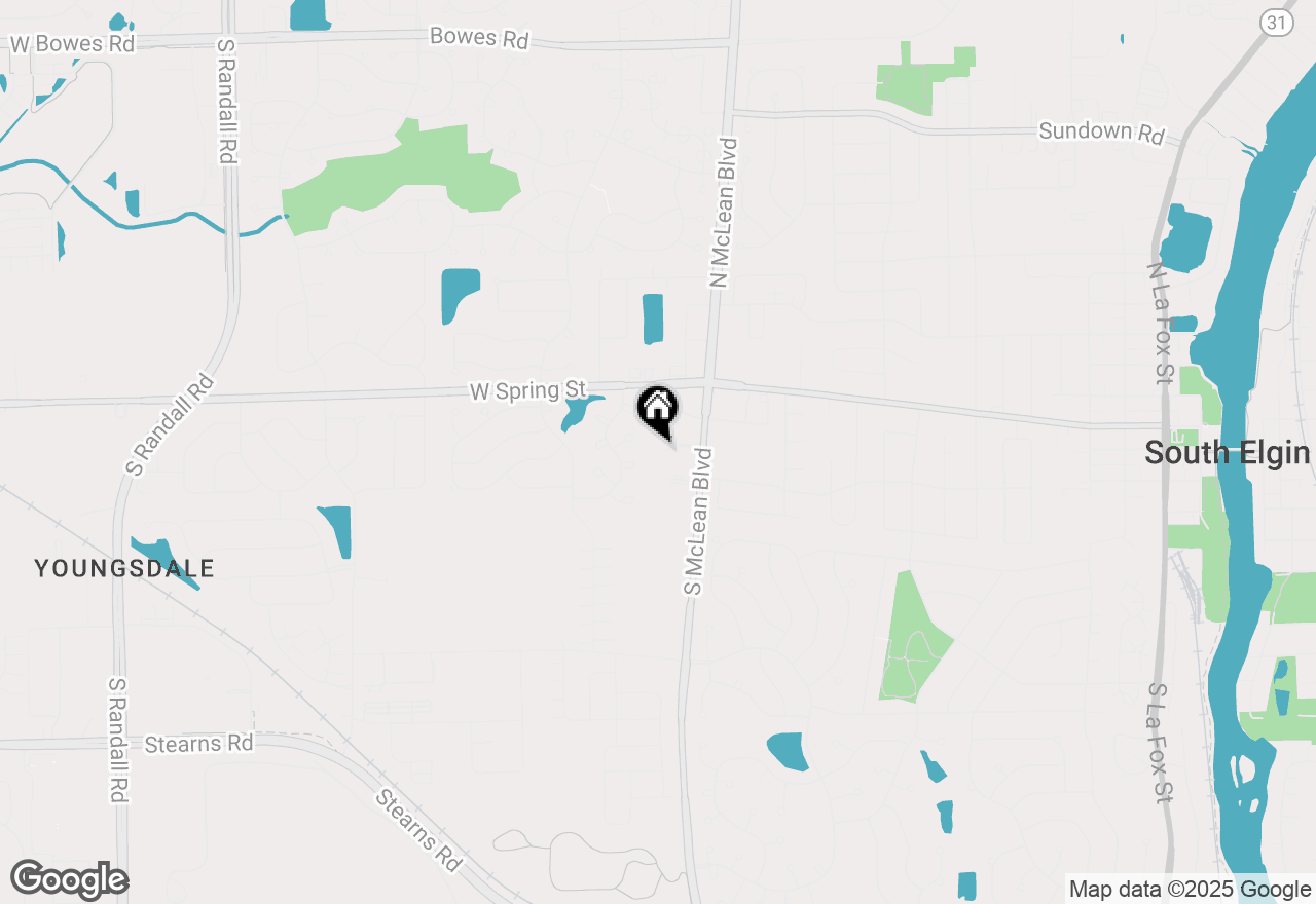 Map of 8N594 S Mclean Boulevard, South Elgin, IL 60177