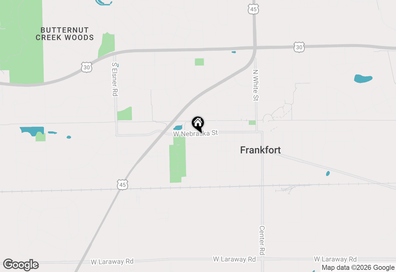 Map of 306 Nebraska Street, Frankfort, IL 60423