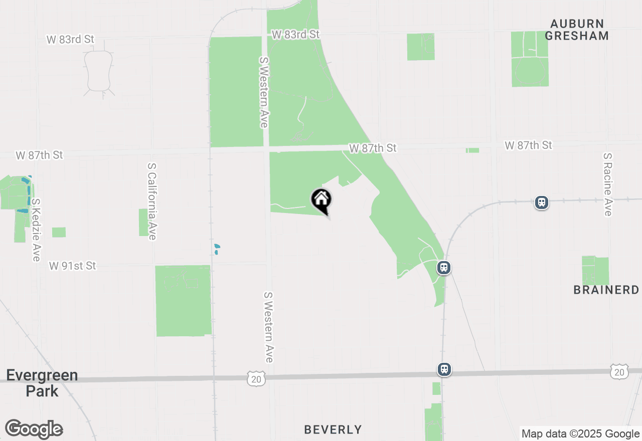 Map of 8930 S Leavitt Street, Chicago, IL 60643