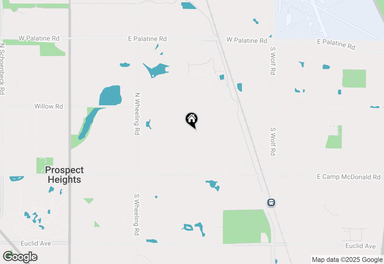 Map of 700 Claire Lane, Prospect Heights, IL 60070