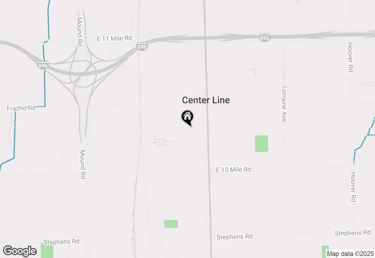 Map of 7299 Gronow, Center Line, MI 48015