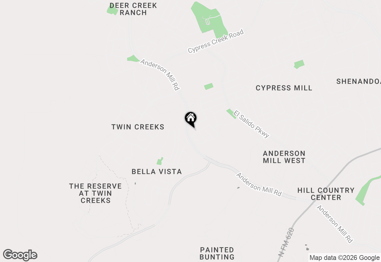 Map of 2308 Macaw Dr, Cedar Park, TX 78613