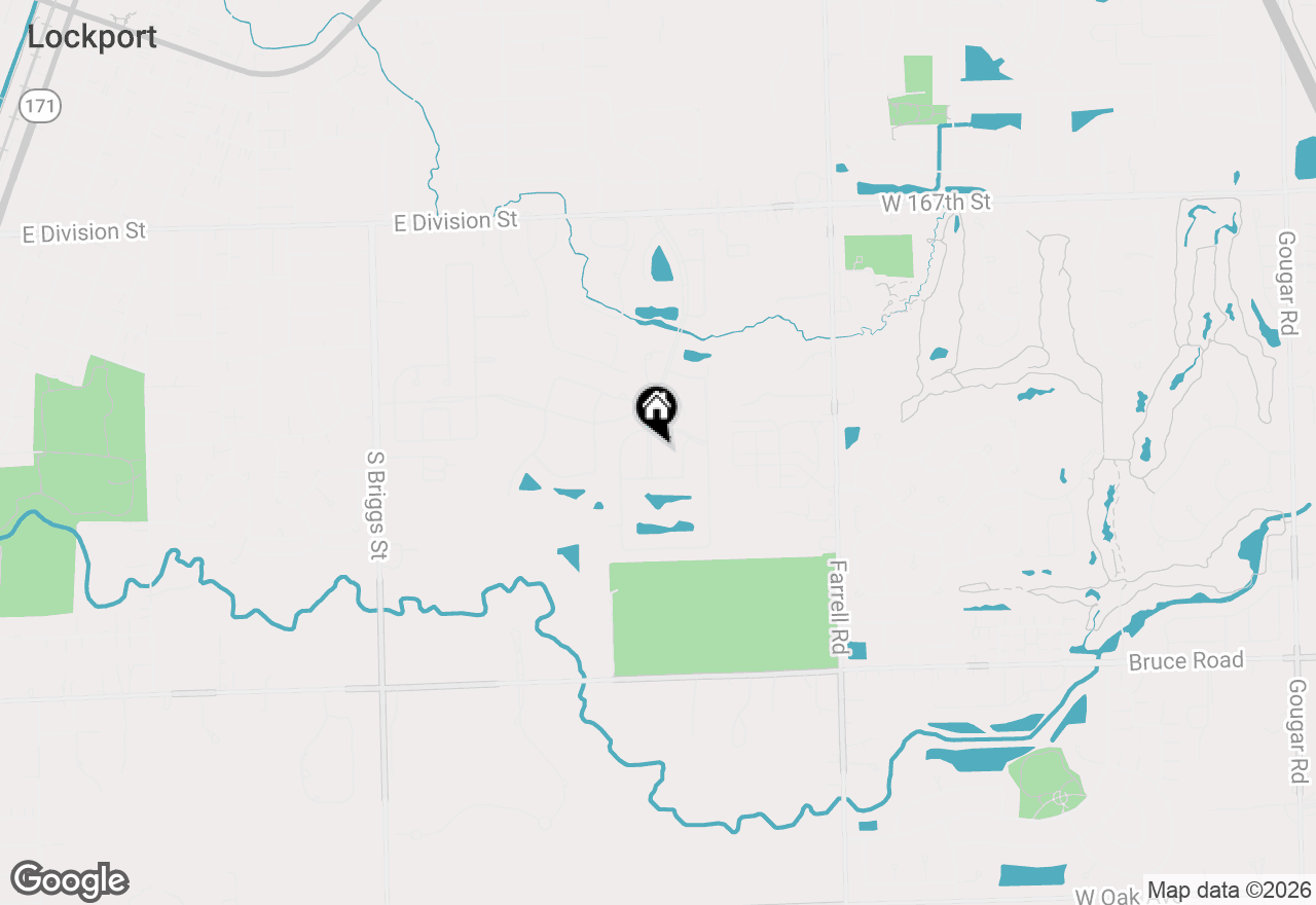 Map of 17105 Mead Street, Lockport, IL 60441