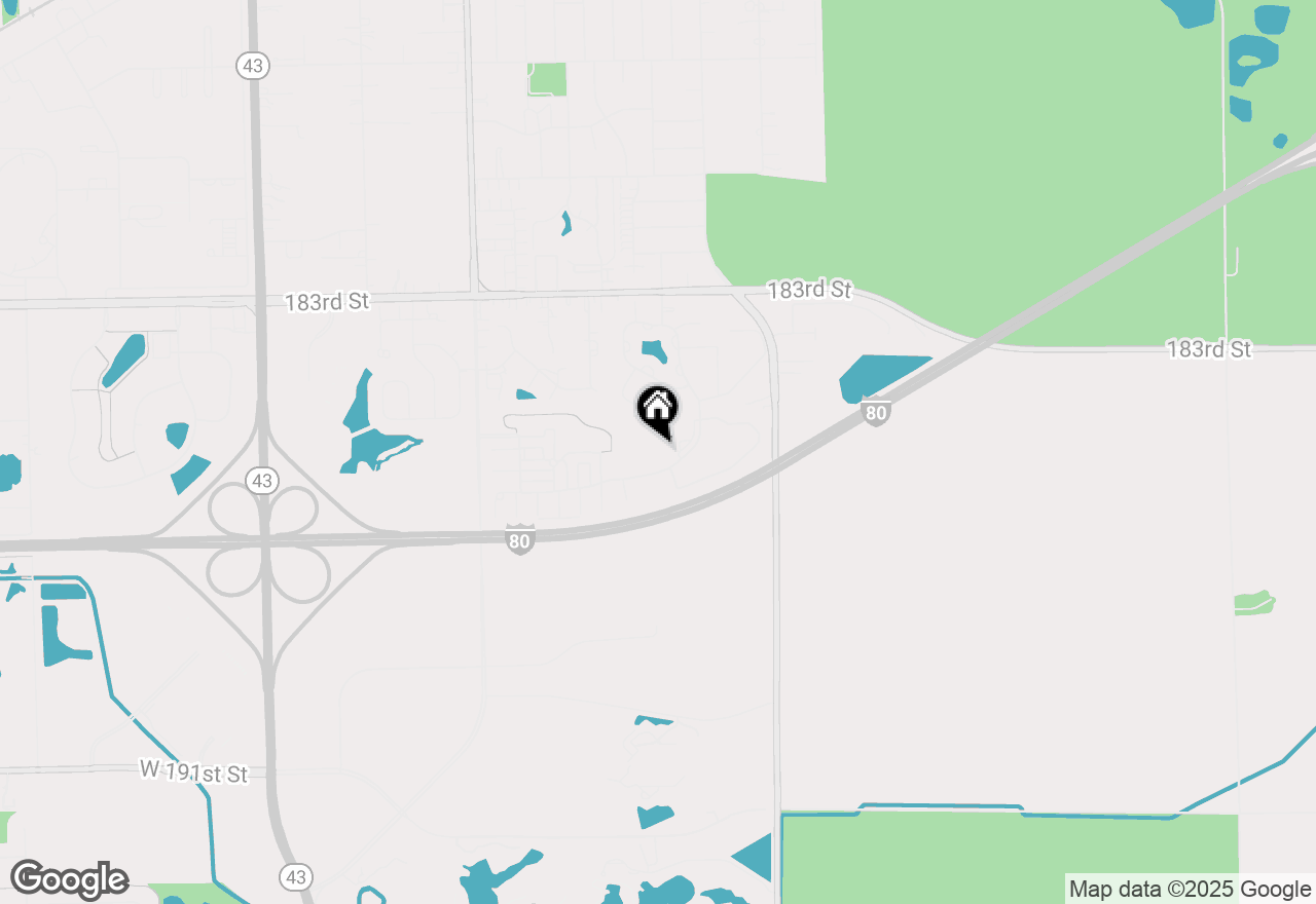 Map of 18650 Pine Lake Drive #3A, Tinley Park, IL 60477