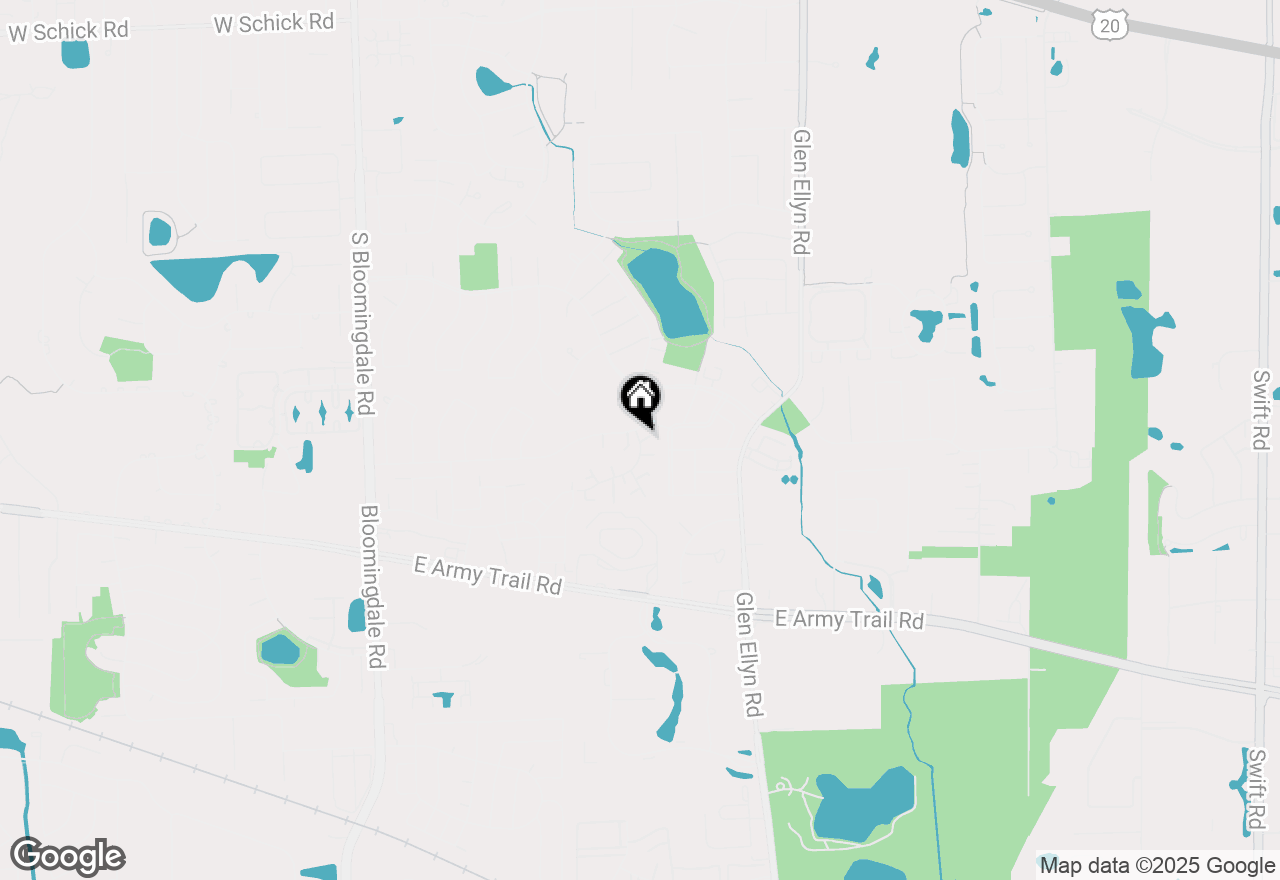 Map of 209 Amherst Court #C, Bloomingdale, IL 60108