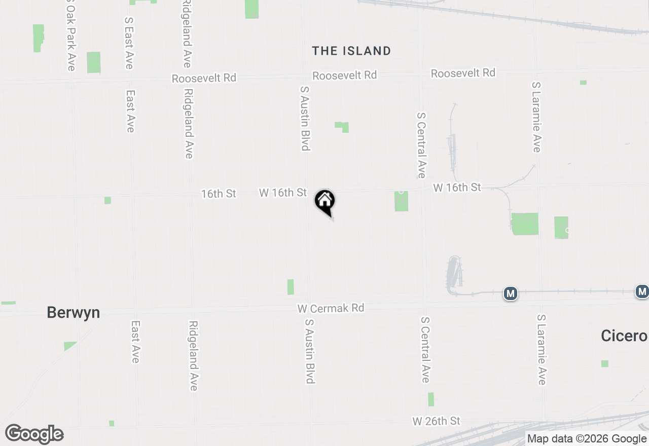 Map of 1801 S 59th Court, Cicero, IL 60804