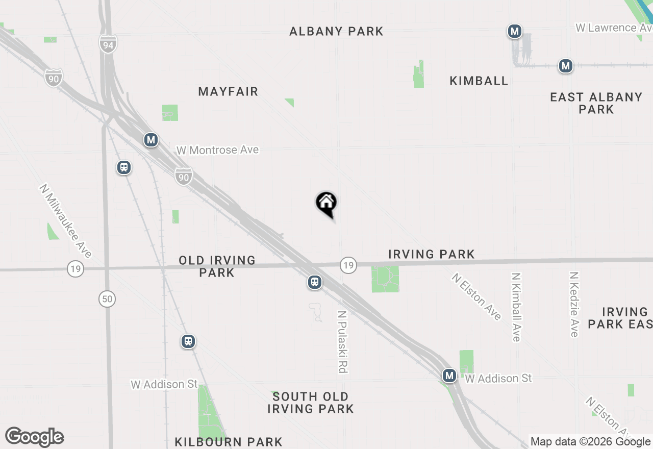 Map of 4125 N Keystone Avenue #206, Chicago, IL 60641