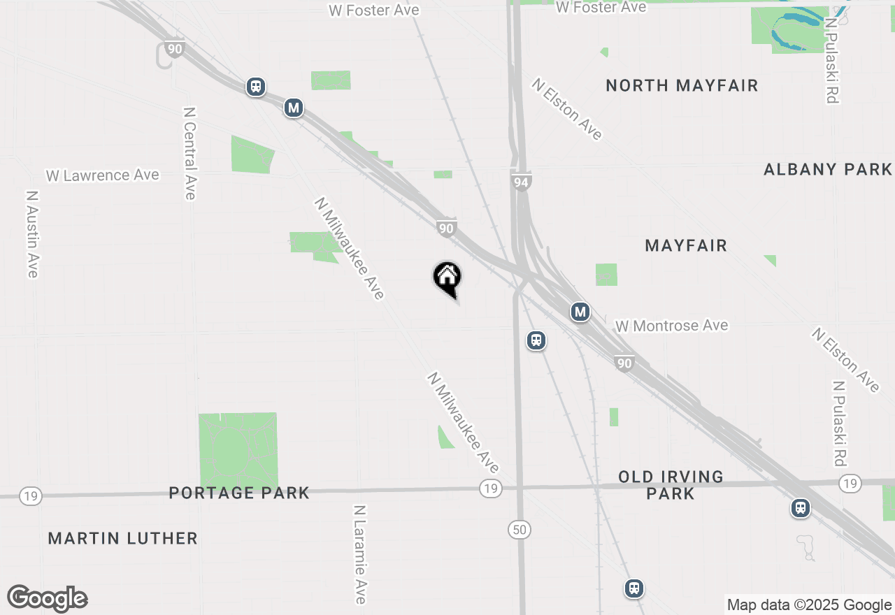 Map of 4432 N Laporte Avenue #1A, Chicago, IL 60630