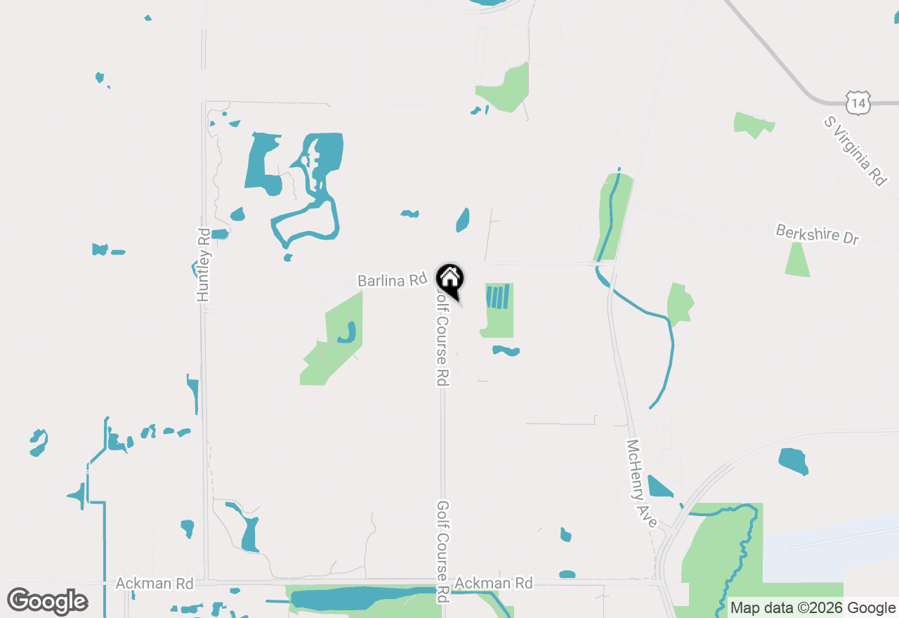 Map of 875 Golf Course Road #2, Crystal Lake, IL 60014