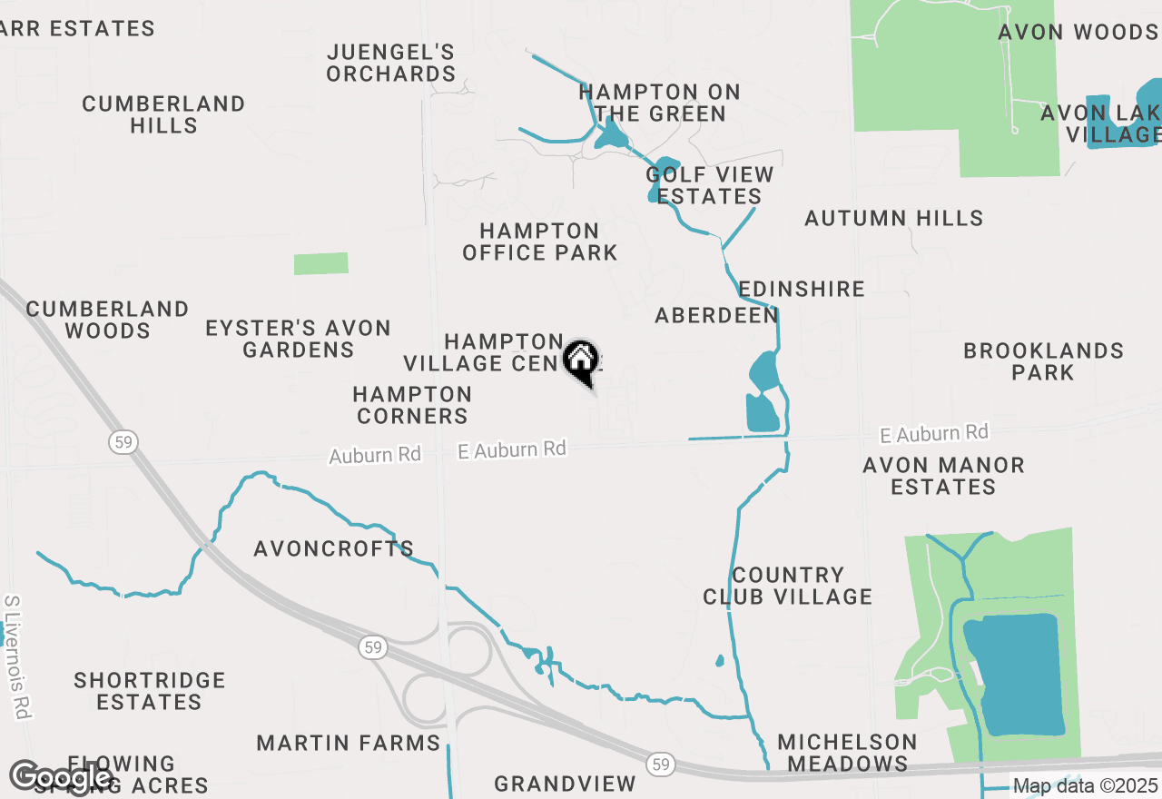 Map of 317 Glenhurst Boulevard, Rochester, MI 48307
