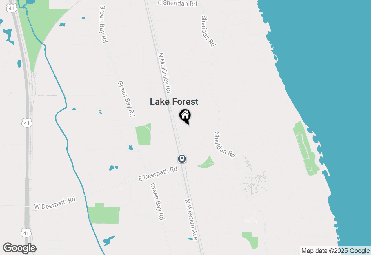 Map of 331 Granby Road, Lake Forest, IL 60045