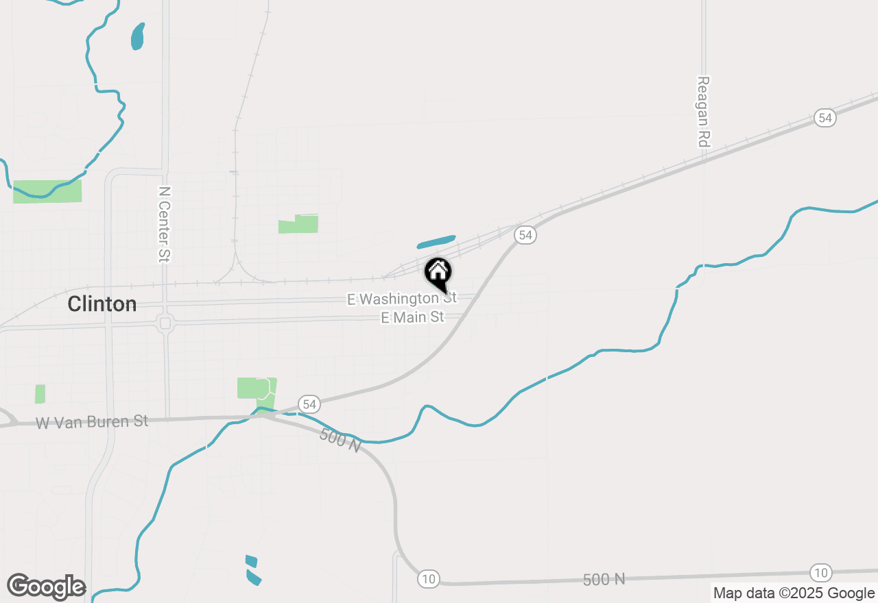 Map of 1416 E Washington, Clinton, IL 61727