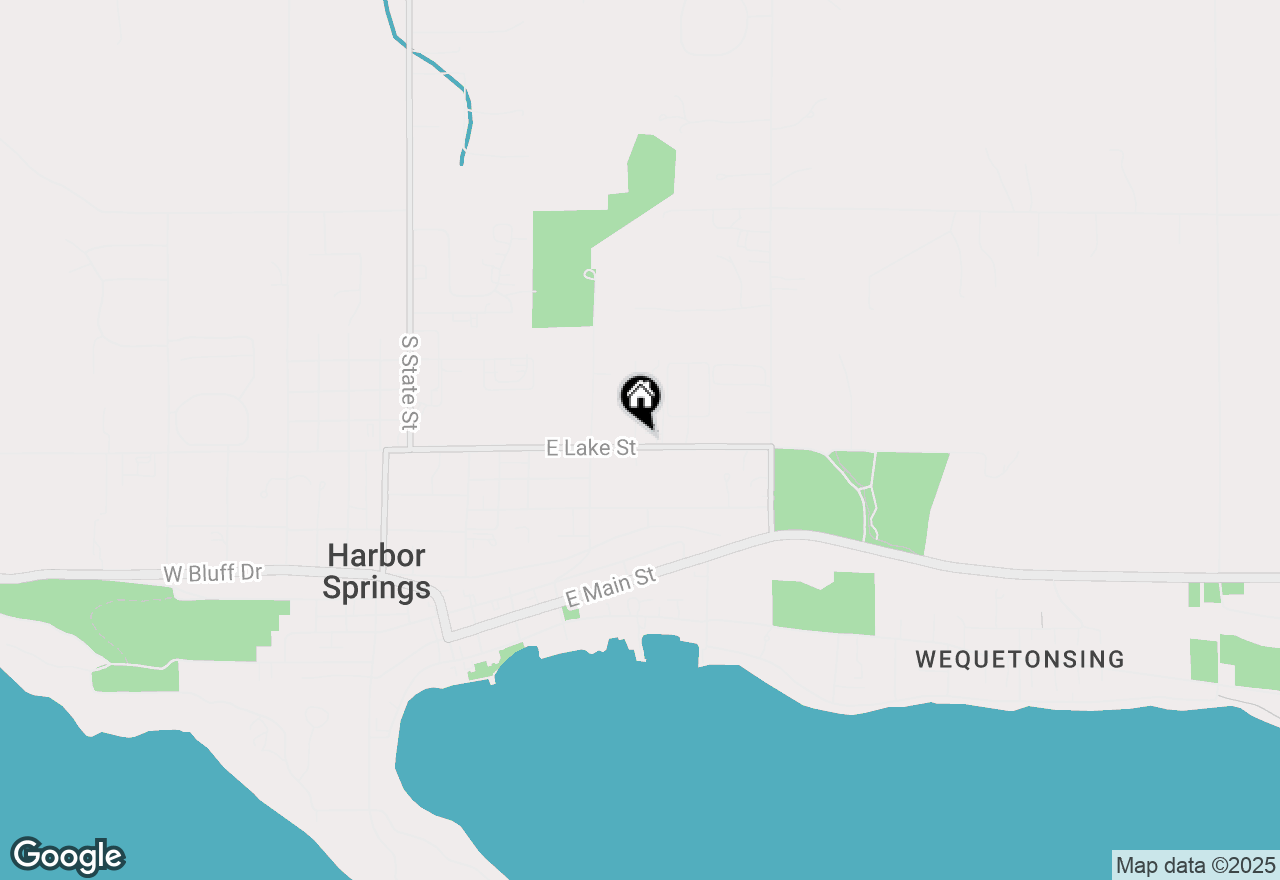 Map of 605 E Lake Street, Harbor Springs, MI 49740