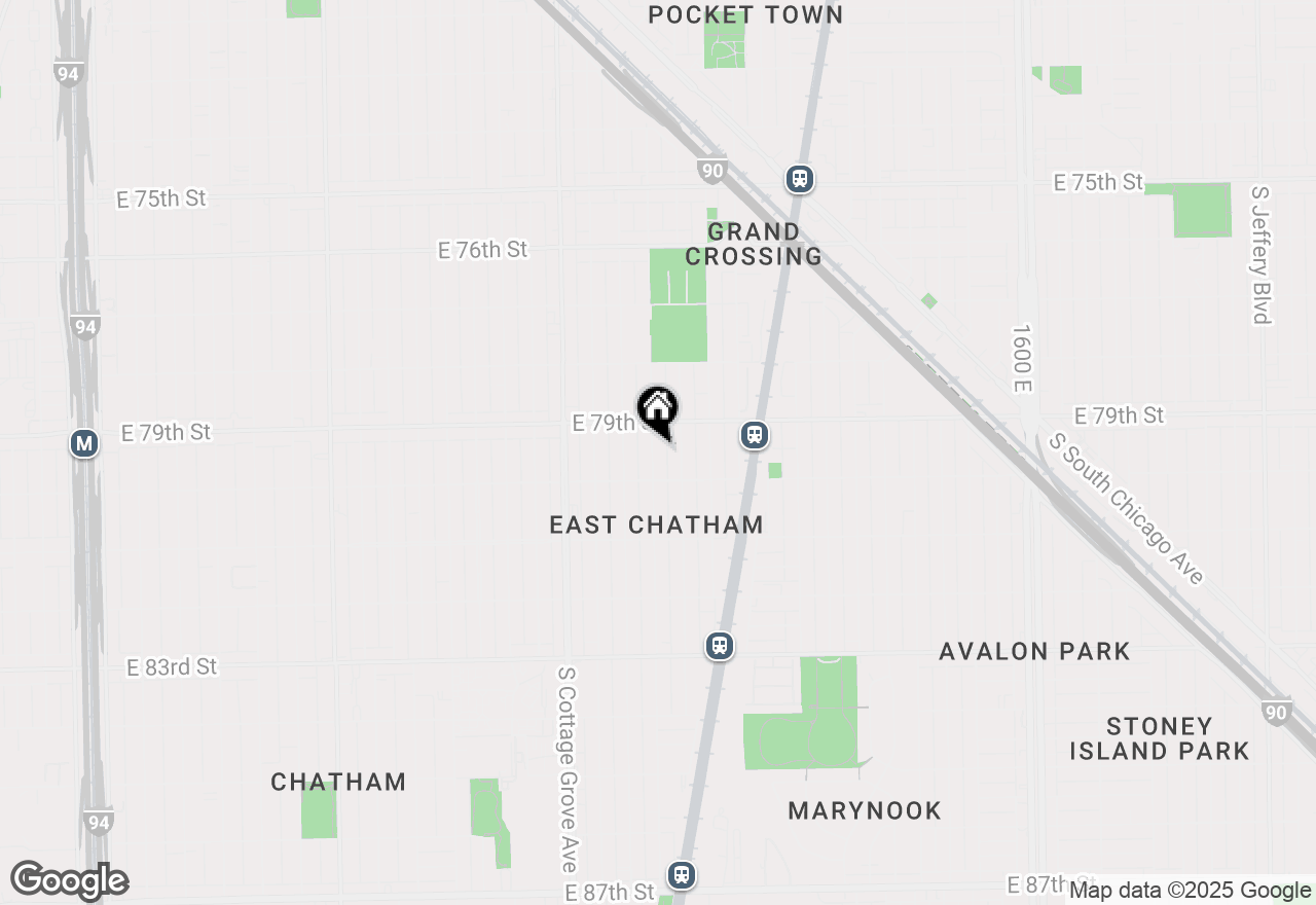 Map of 7929 S Ingleside Avenue, Chicago, IL 60619