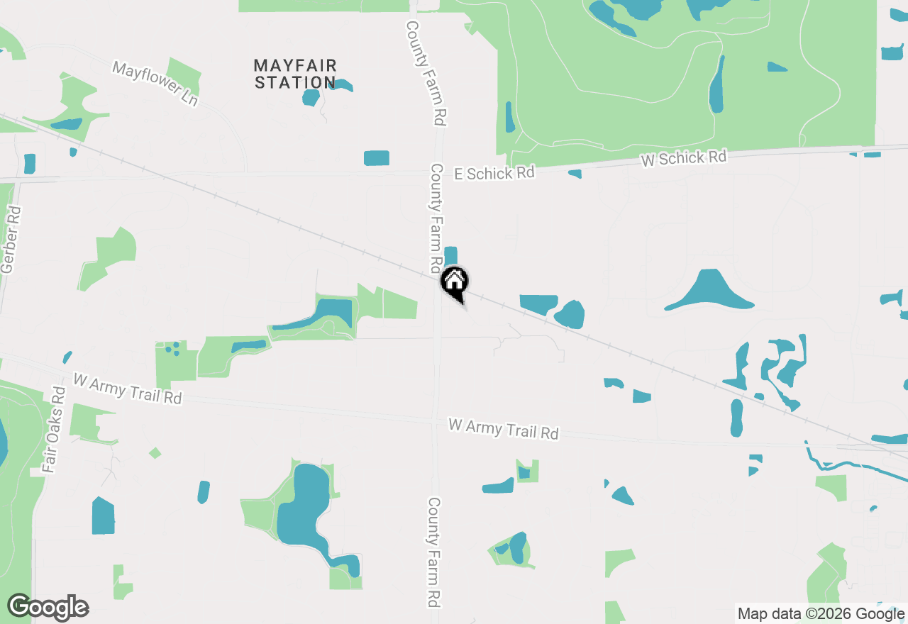 Map of 3995 Ludington Court, Hanover Park, IL 60133
