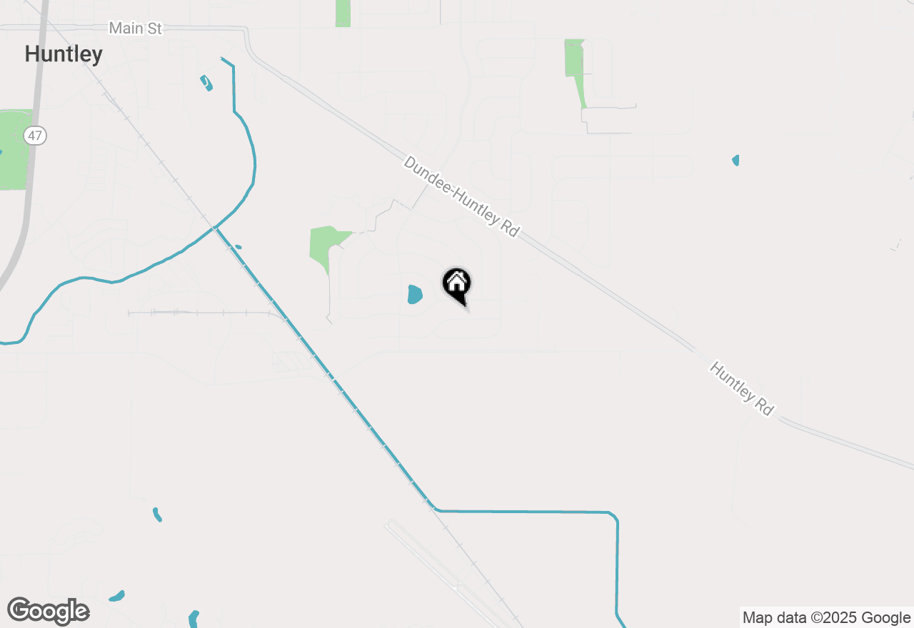 Map of 10628 Great Plaines Drive, Huntley, IL 60142