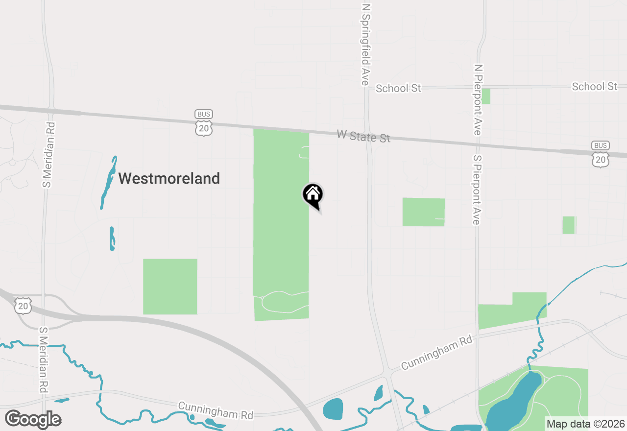 Map of 408 Daisyfield Road, Rockford, IL 61102