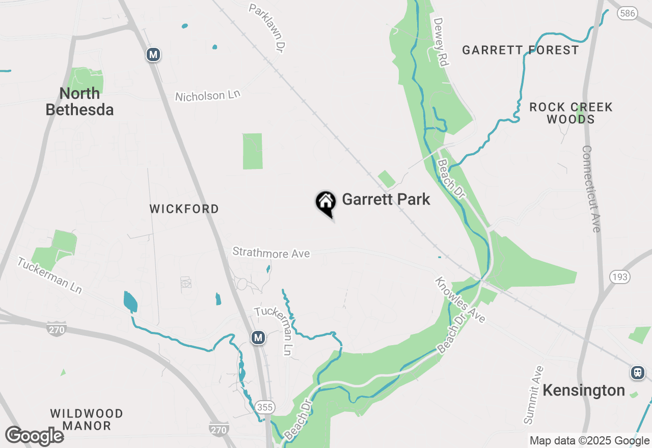 Map of 4907 Bangor Drive, Kensington, MD 20895