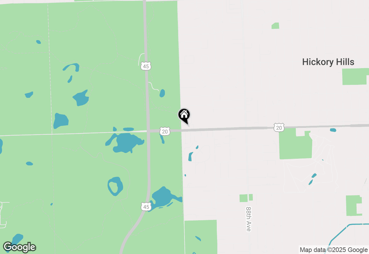 Map of 9150 W 95th Street #2B, Hickory Hills, IL 60457