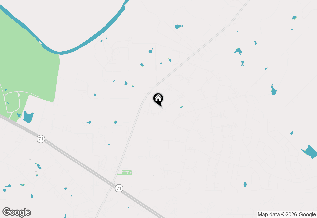 Map of 154 Old Settlers Dr, Bastrop, TX 78602