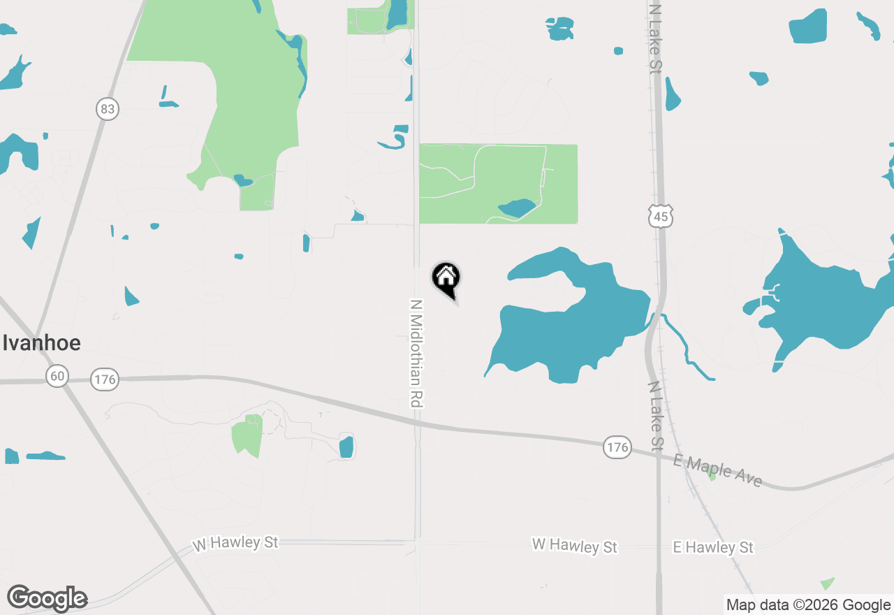 Map of 1125 Highland Road, Mundelein, IL 60060