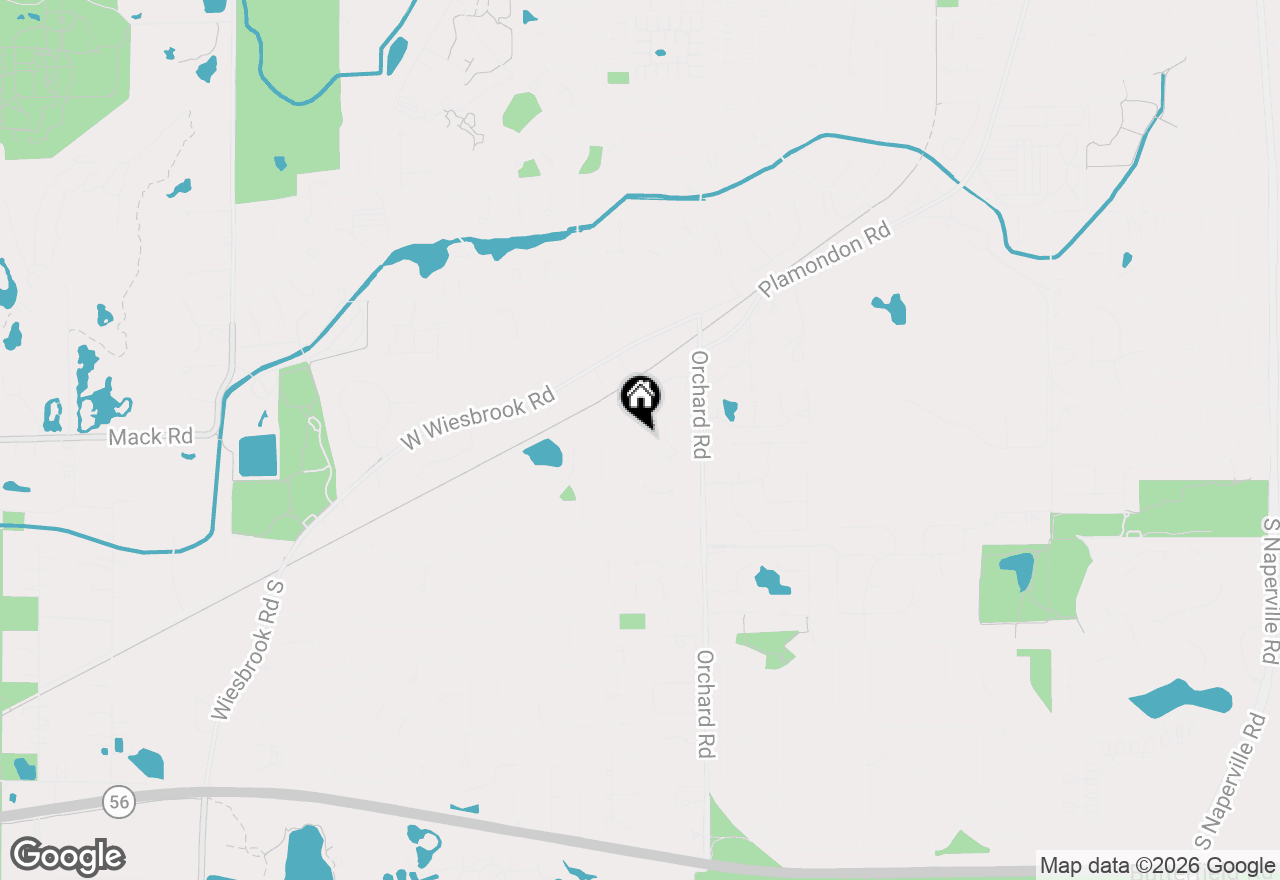 Map of (Address confidential), Wheaton, Illinois 60189