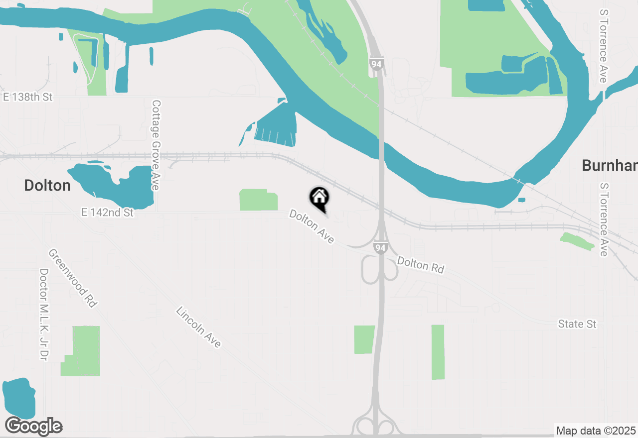 Map of 1330 E 142nd Street, Dolton, IL 60419