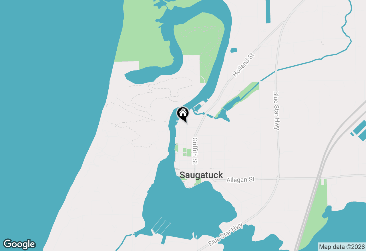 Map of 717 Water Street #4, Saugatuck, MI 49453