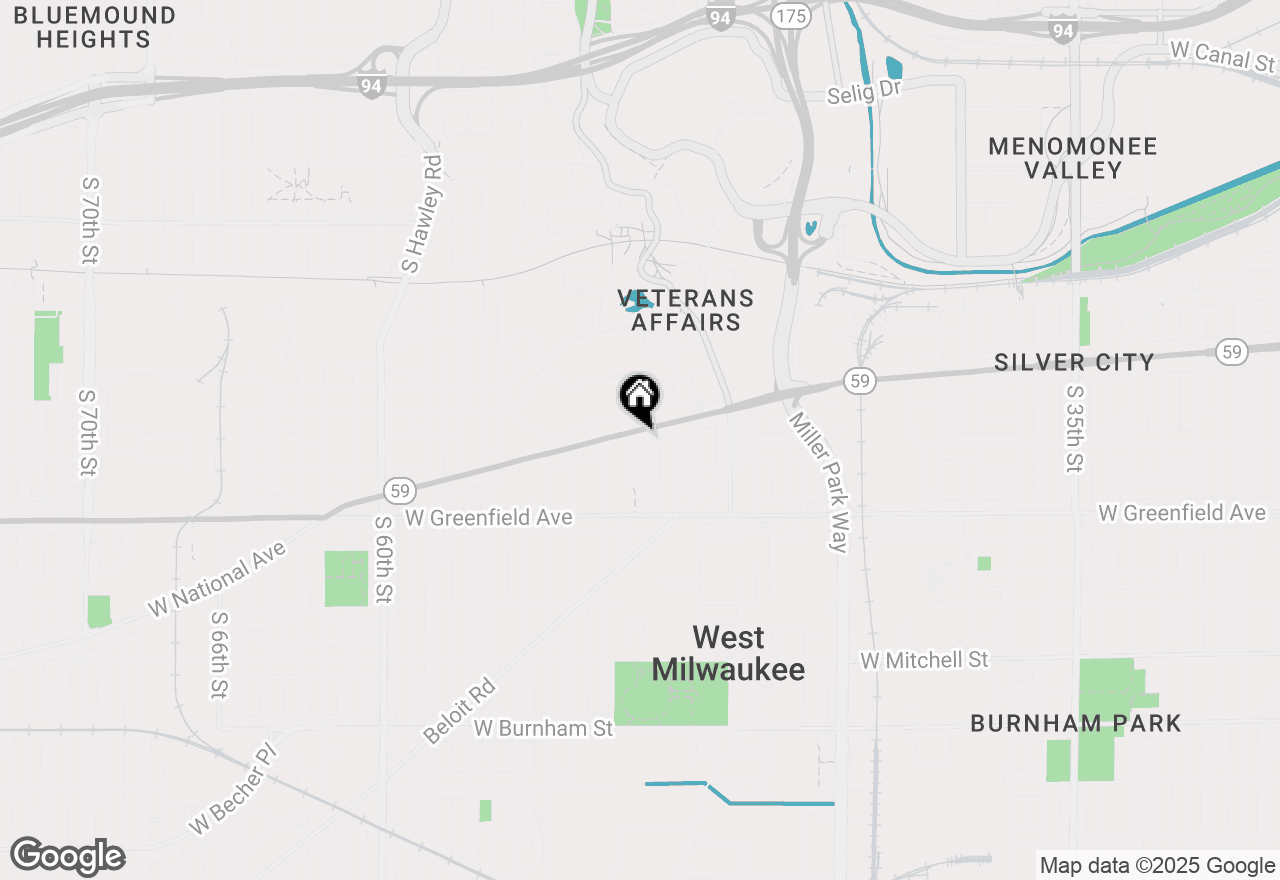 Map of 5009 W National Ave, West Milwaukee, WI 53214