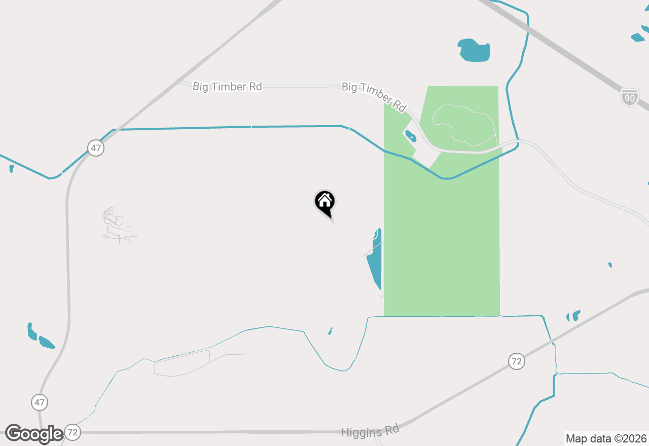 Map of 2415 Glacier Street, Pingree Grove, IL 60140