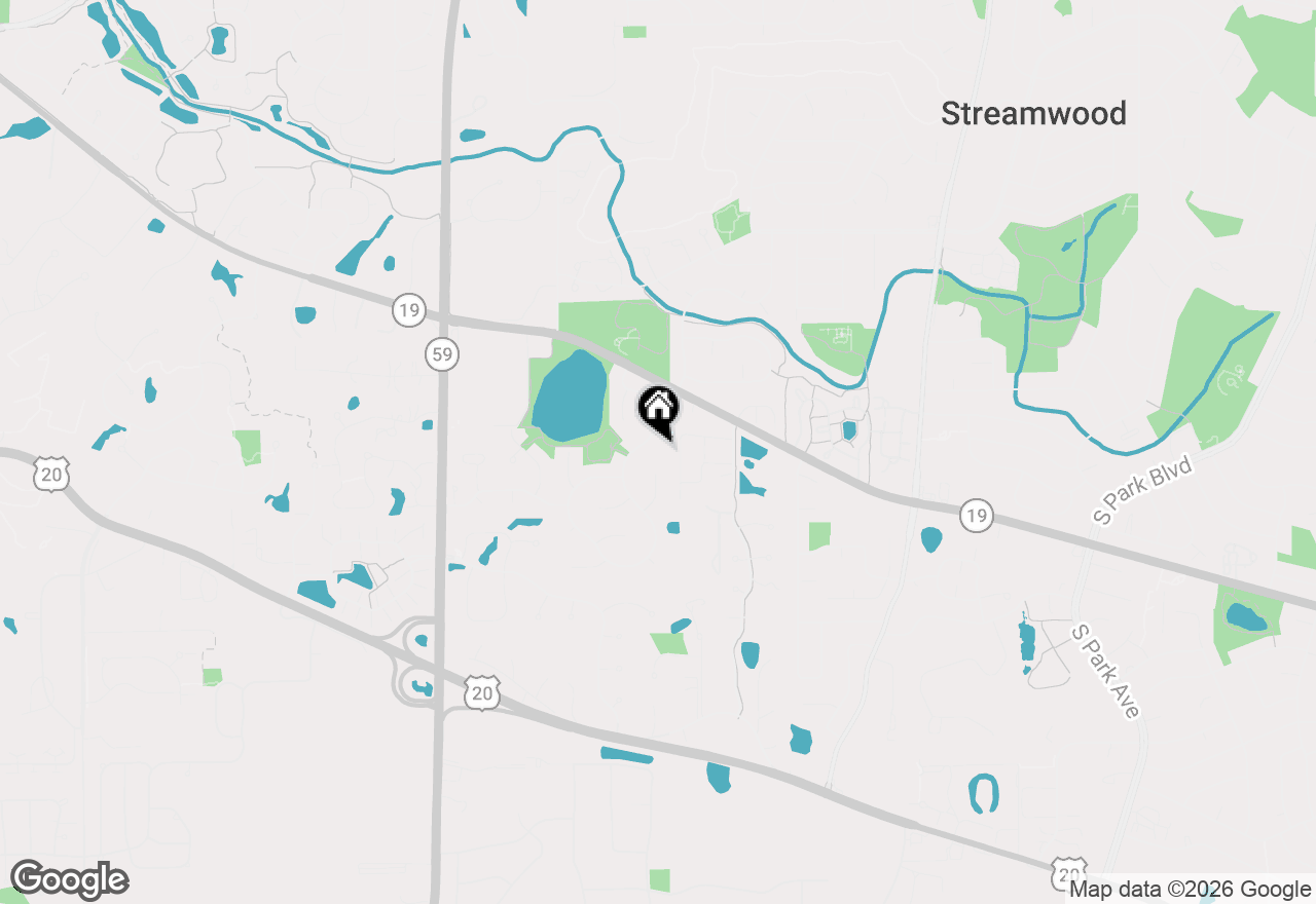 Map of 1001 Oak Ridge Drive, Streamwood, IL 60107