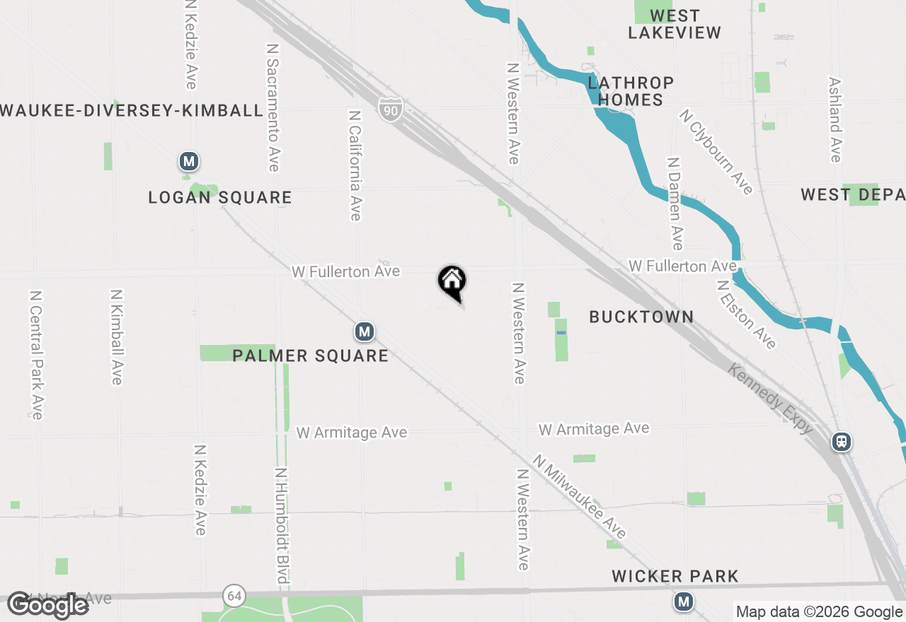 Map of 2244 N Maplewood Avenue, Chicago, IL 60647