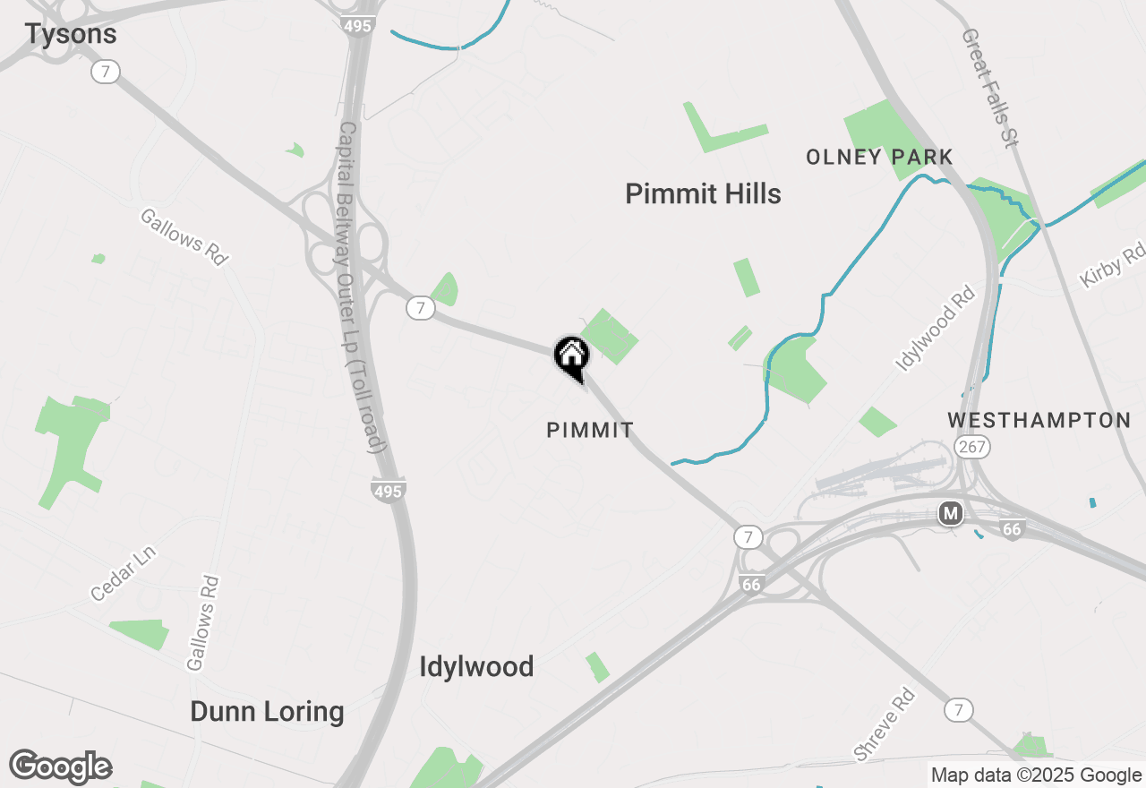 Map of 2103 Dominion Heights Court, Falls Church, VA 22043