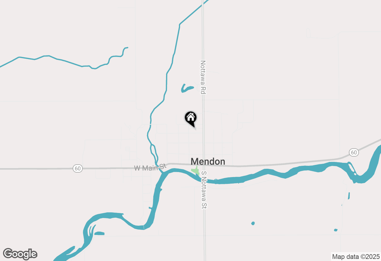 Map of 162 Clinton Street, Mendon, MI 49072