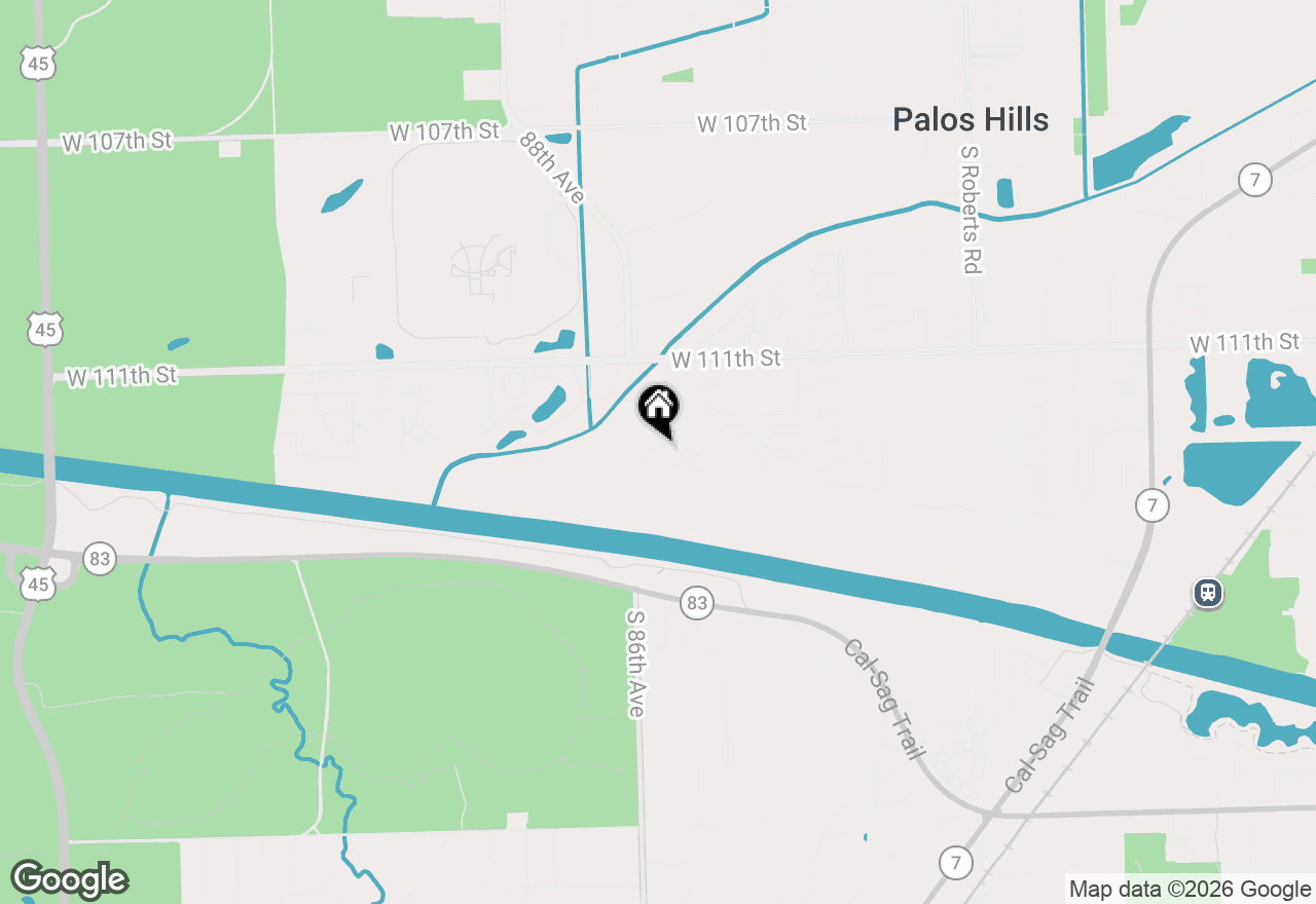 Map of 2 Cour Lasalle, Palos Hills, IL 60465