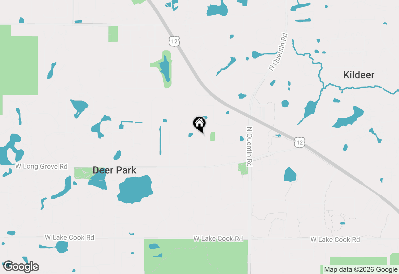 Map of 400 Bramble Lane, Deer Park, IL 60010