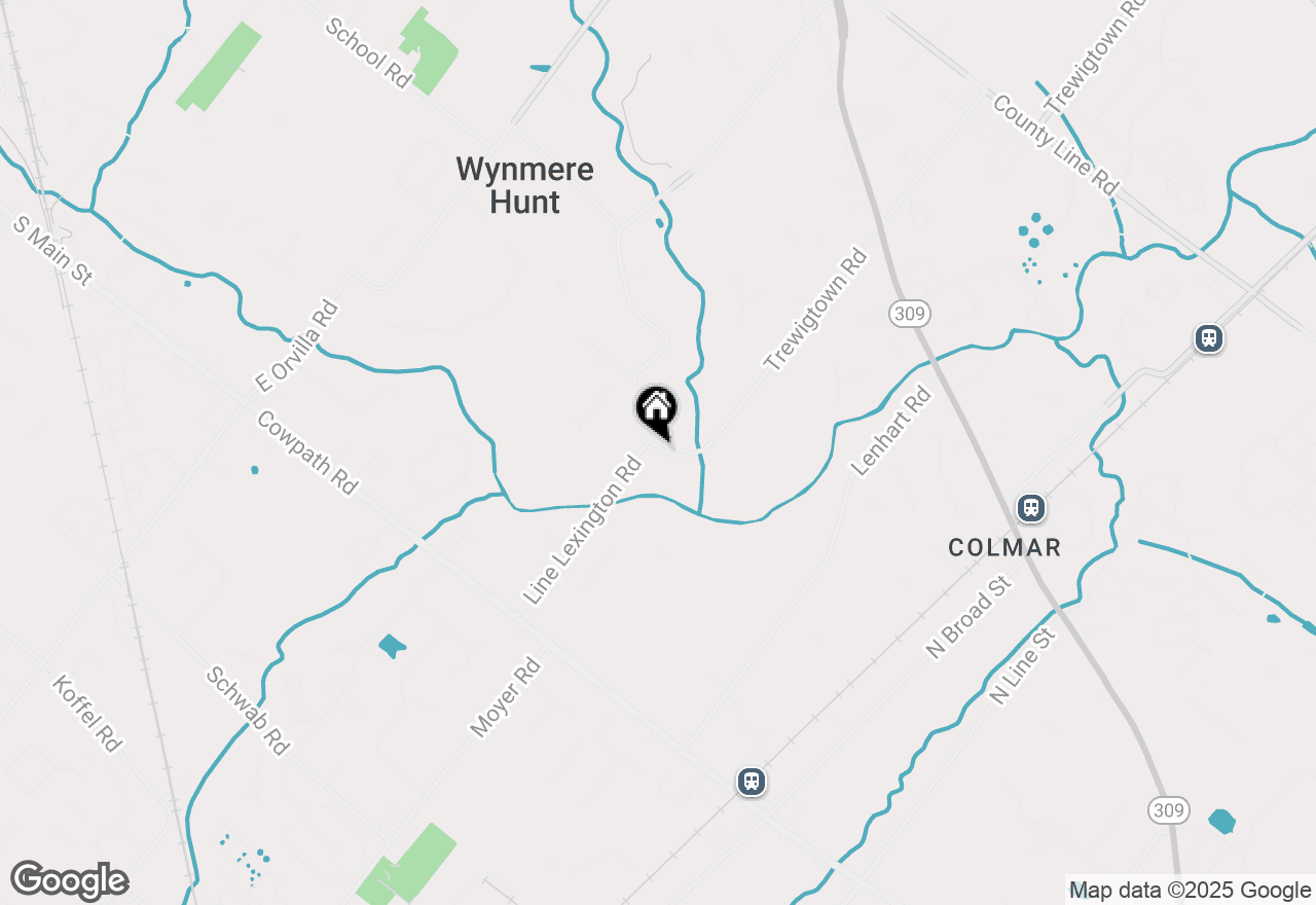 Map of 2405 Line Lexington Road, Hatfield, PA 19440