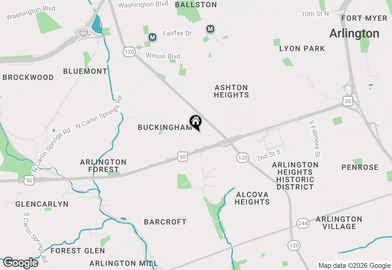 Map of 222 N Thomas Street #222-3, Arlington, VA 22203