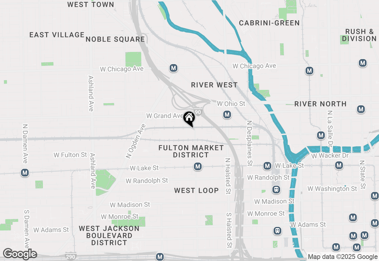 Map of 413 N Carpenter Street #2A, Chicago, IL 60642