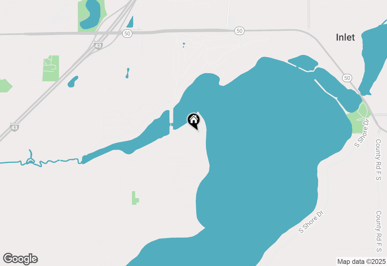 Map of 1305 Evergreen St, Delavan, WI 53115