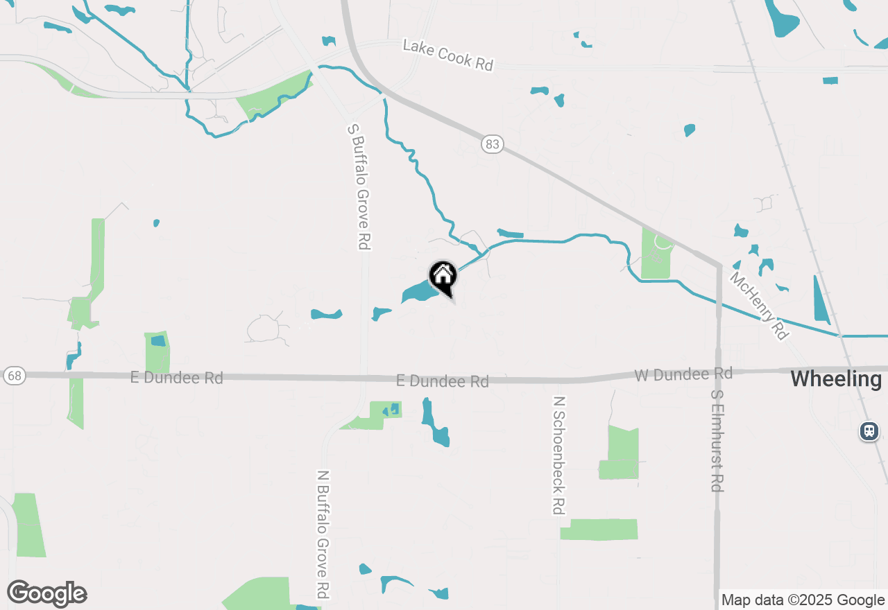 Map of 1508 Seville Court #D2, Wheeling, IL 60090