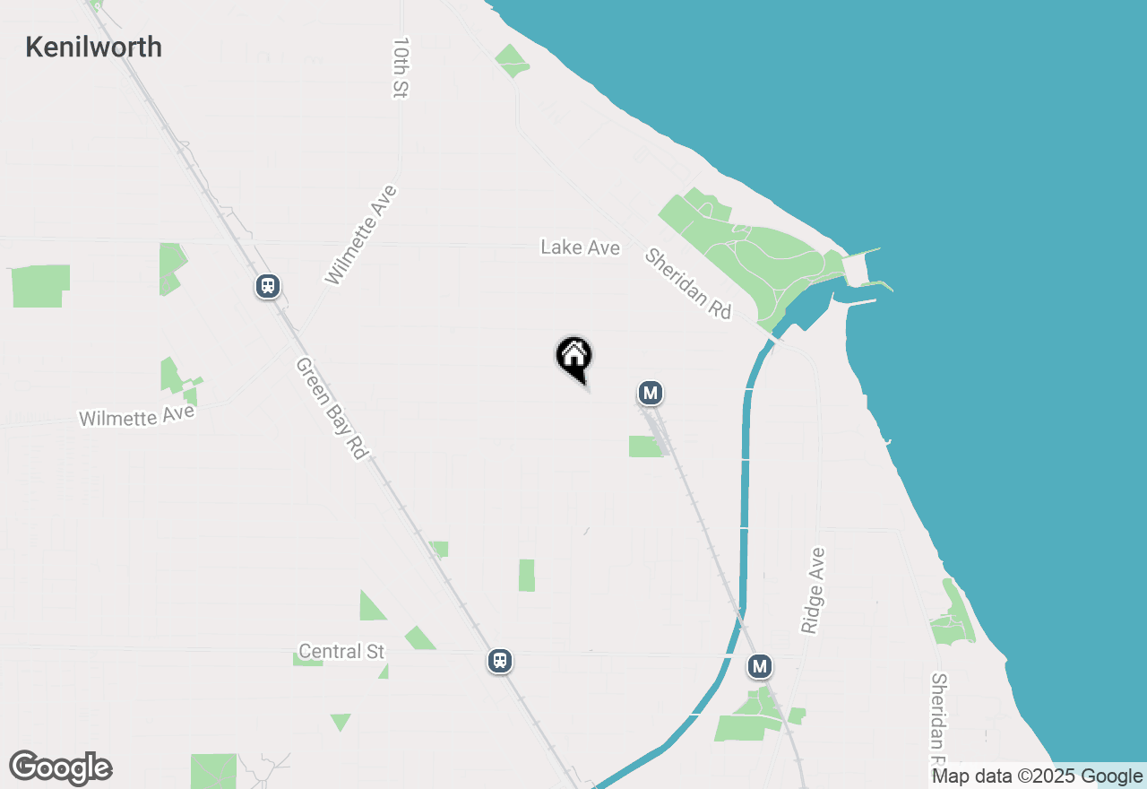 Map of 515 Linden Avenue, Wilmette, IL 60091