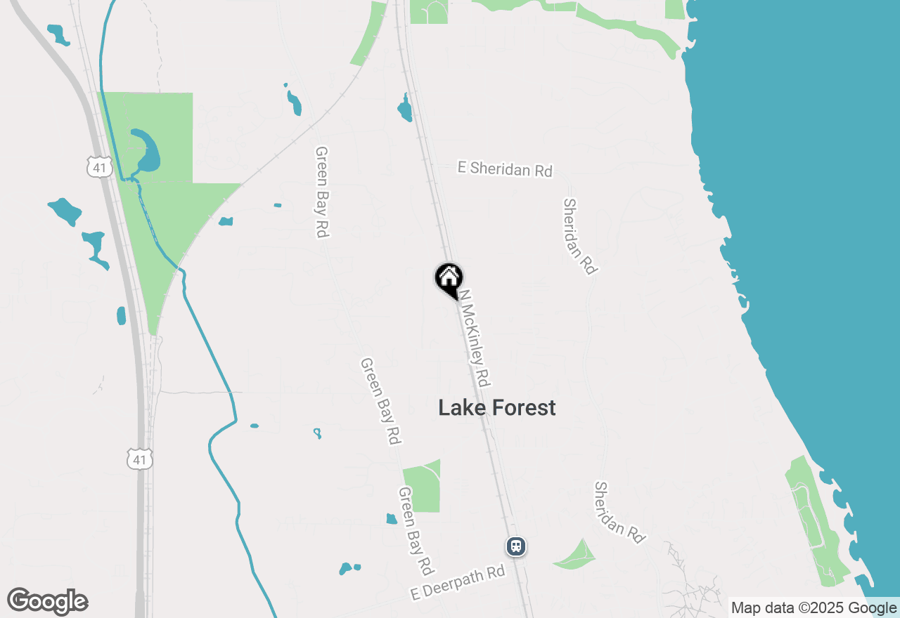 Map of 1301 N Western Avenue #319, Lake Forest, IL 60045